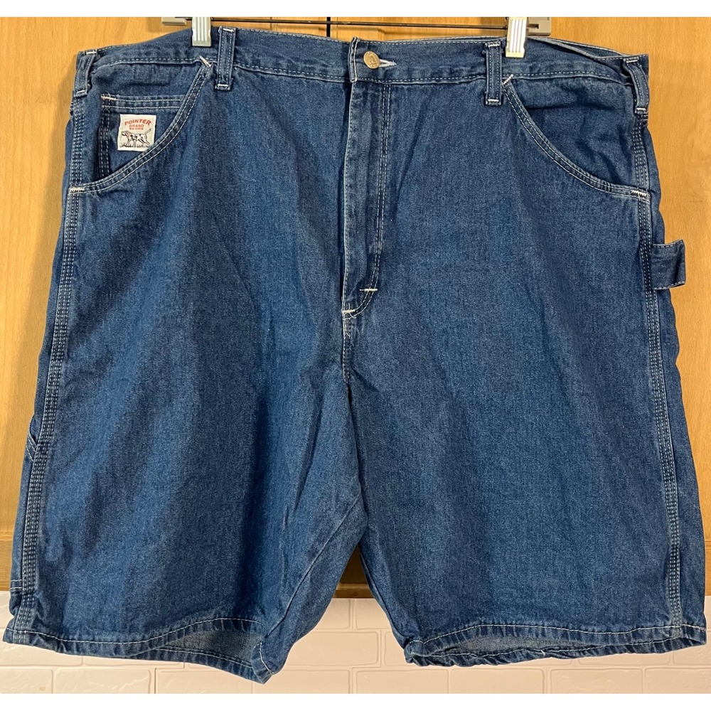 Pointer Brand Carpenter Denim Shorts Mens 42 Blue New‎ Made in USA Workwear